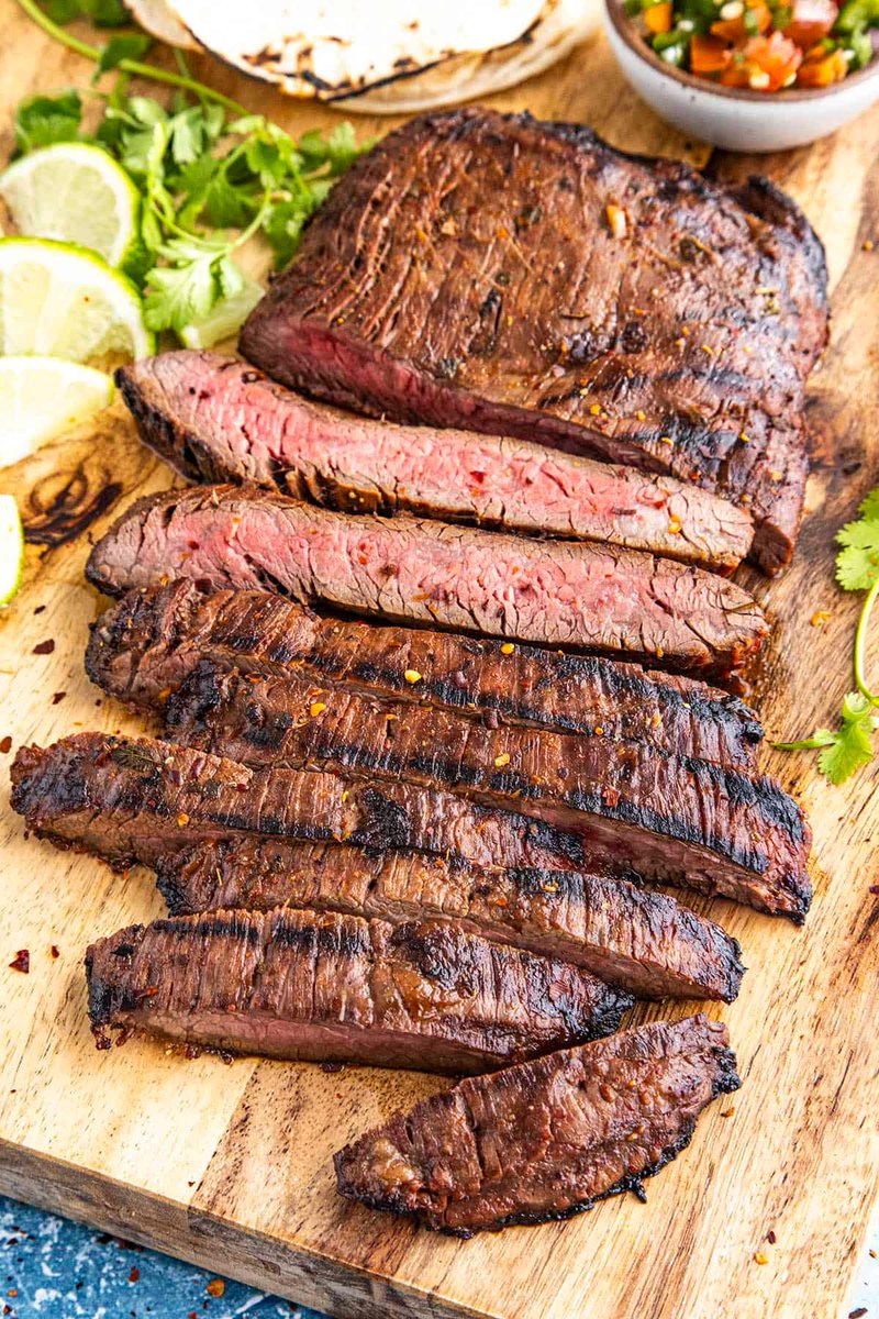 jalapenomadness's tweet image. This Carne Asada recipe gives you juicy, flame-kissed steak marinated in citrus, garlic, chili peppers, and bold spices, grilled hot and fast for incredible flavor.

RECIPE: chilipeppermadness.com/recipes/carne-…

#recipe #foodie #mexicanfood #carneasada