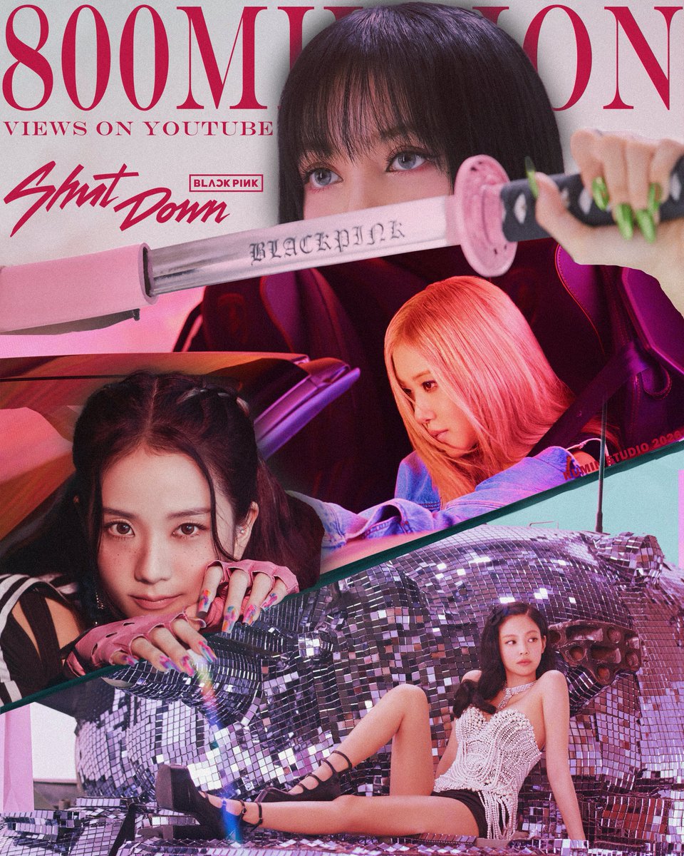 rumindex's tweet image. BLACKPINK - 'Shut Down" MV HIT 800 Million Views on YouTube
Poster by me (follow @rumindex for more!)
#BLACKPINK #ShutDown #RUMIN #graphicdesign #bp