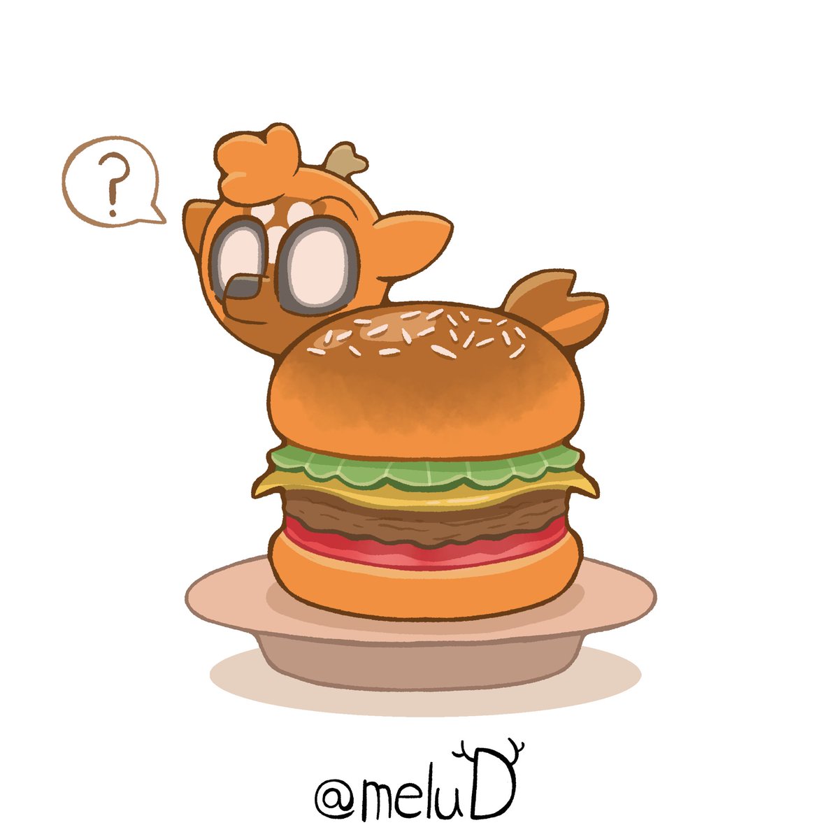DeerMelu's tweet photo. 鹿漢堡 🦌🍔 https://t.co/Vosuj6lJQT