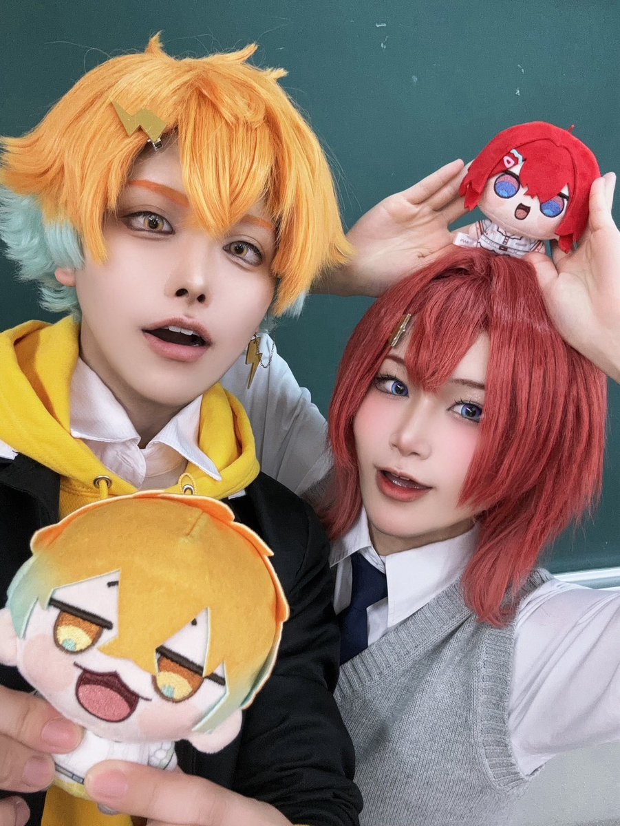 ⚠︎︎🌈🕒Cosplay 
てししおつかれさまでした！！
念願のデート♡たくさん写真も撮れて美味しいもの食べれて楽しかった〜！！
1日ありがとう〜🥹💗

🌩️🦒:<a href="/umakawa_ru/">うまかわ</a> 
#COSSAN高田馬場 #TCC