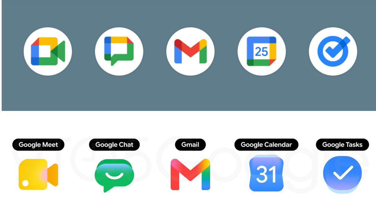 SaudiAndroid's tweet image. إعادة تصميم جذرية لتطبيقات قوقل و ايقونات جديدة لتطبيقات Gmail وباقي تطبيقات Workspace🎨

تخلت قوقل عن الالوان الاربع السابقة والايقونات بتصير مميزة بتصميم سلس بدون حواف مع الوان بارزة.

الاعلان عن هالتغييرات غالباً في مؤتمر المطورين Google IO 2026 في مايو القادم.

#Google