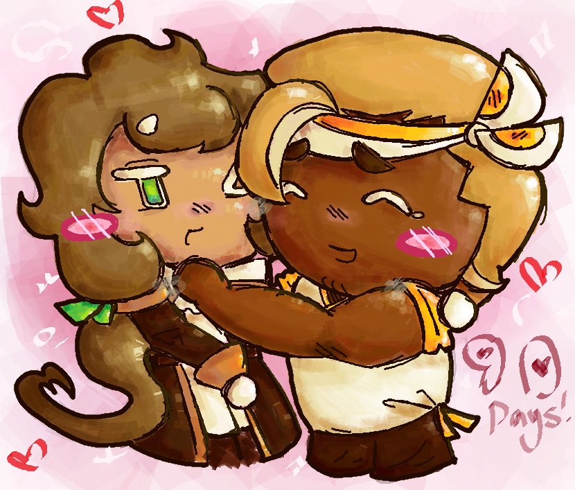 nimbuscakeyaoi's tweet image. 3 months since I started yumeshipping w/ unnamed cookie!! ship unnamedsauna now #yumeship #cookierunovenbreak #crob #crk #yumetwt #mspaint