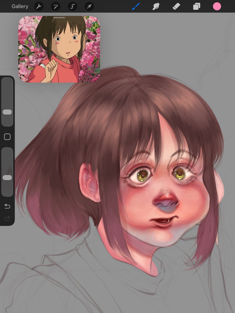 PizzaAuntie's tweet image. Chihiro WIP #spiritedaway #studioghibli #workinprogress