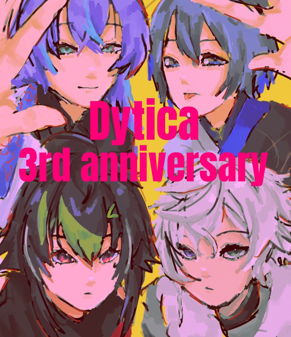 mi_32im's tweet photo. 3周年おめでとうございますᯓ⟢
#Dytica3周年 https://t.co/DVd9K1uKZt