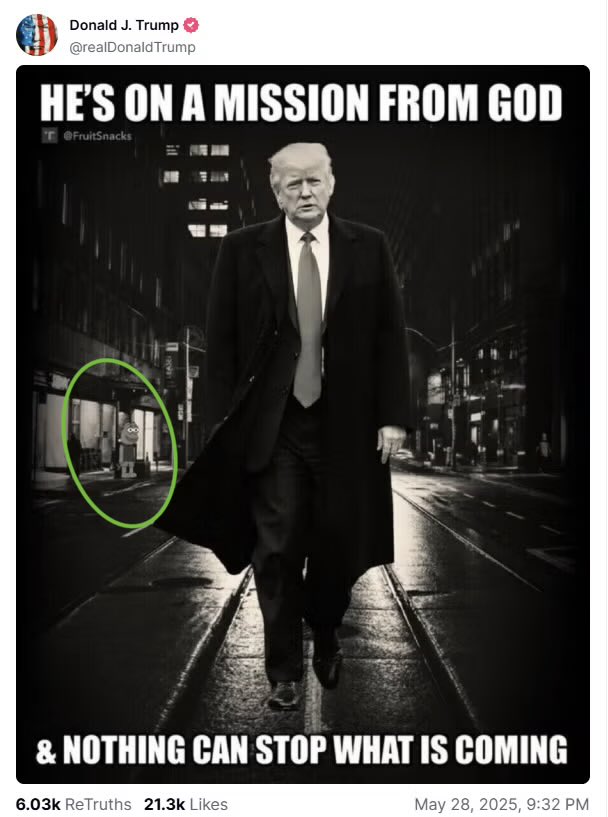 “We are on a mission from God.” — $PEPE on Frens 🐸💚🍀