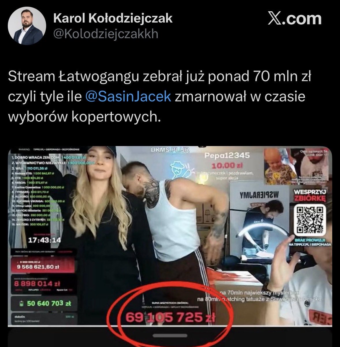 Jacek Sasin tweet media