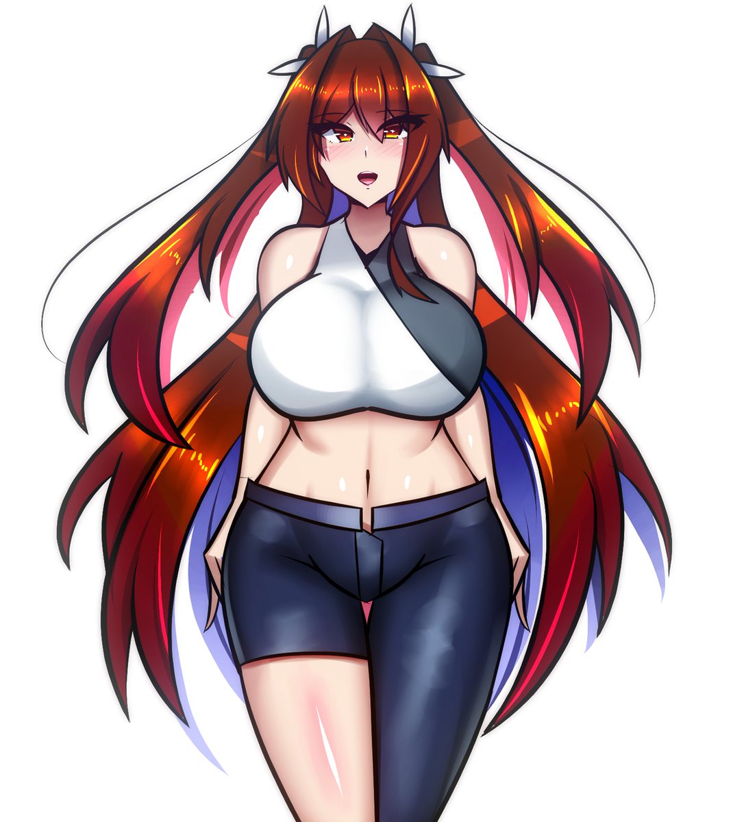 ましろとこころちゃんが融合した姿とさらにそれが変身した姿『レヴェリーヴァイスハート』をデザインしました!!

変身していない状態の彼女の名前はまだ考えていません!!!
「ゴ〇ータ」みたいに混ぜたらどうやっても変な名前になるのでいいのはないだろうか… 