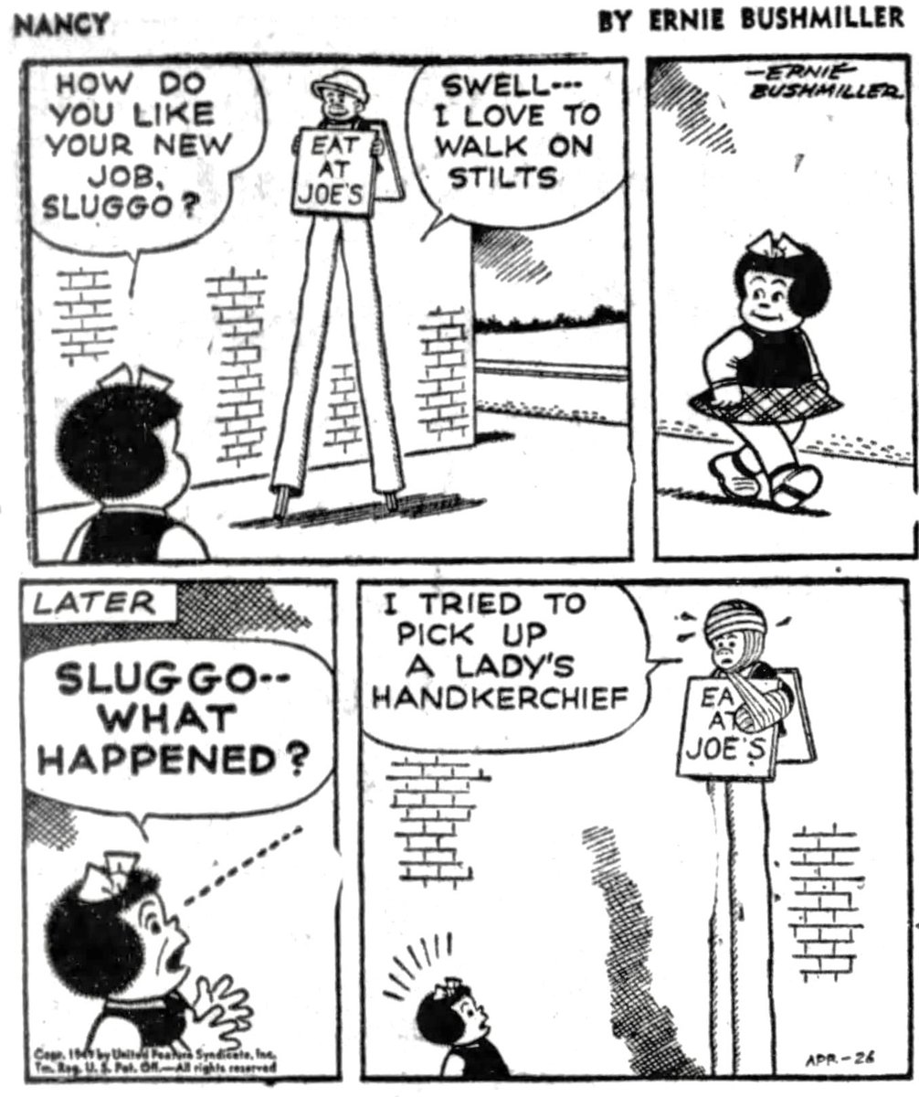 Nancy Comics by Ernie Bushmiller tweet media