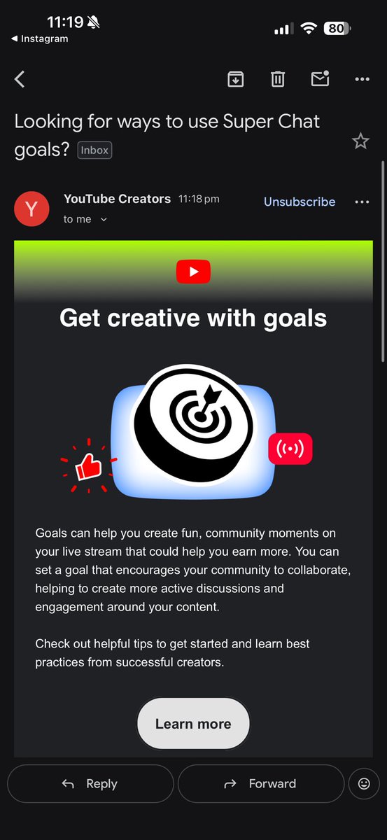 Wrap it up <a href="/YouTube/">YouTube</a> this is the 6th night in a row where you’ve sent me the exact same email. CHILL 

<a href="/YouTubeCreators/">YouTube Creators</a>