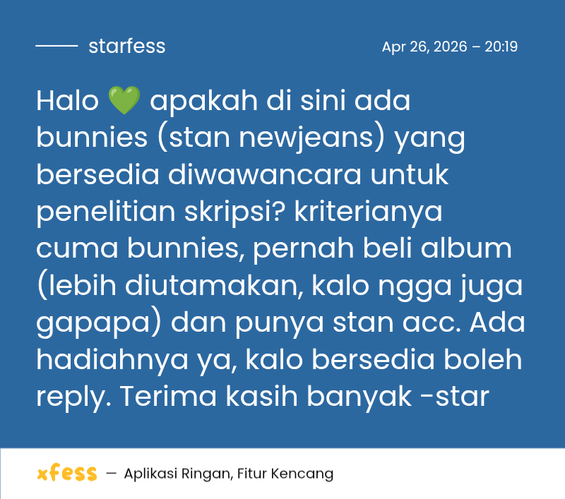 Starfess || CEK PINNED UNTUK KIRIM MENFESS tweet media