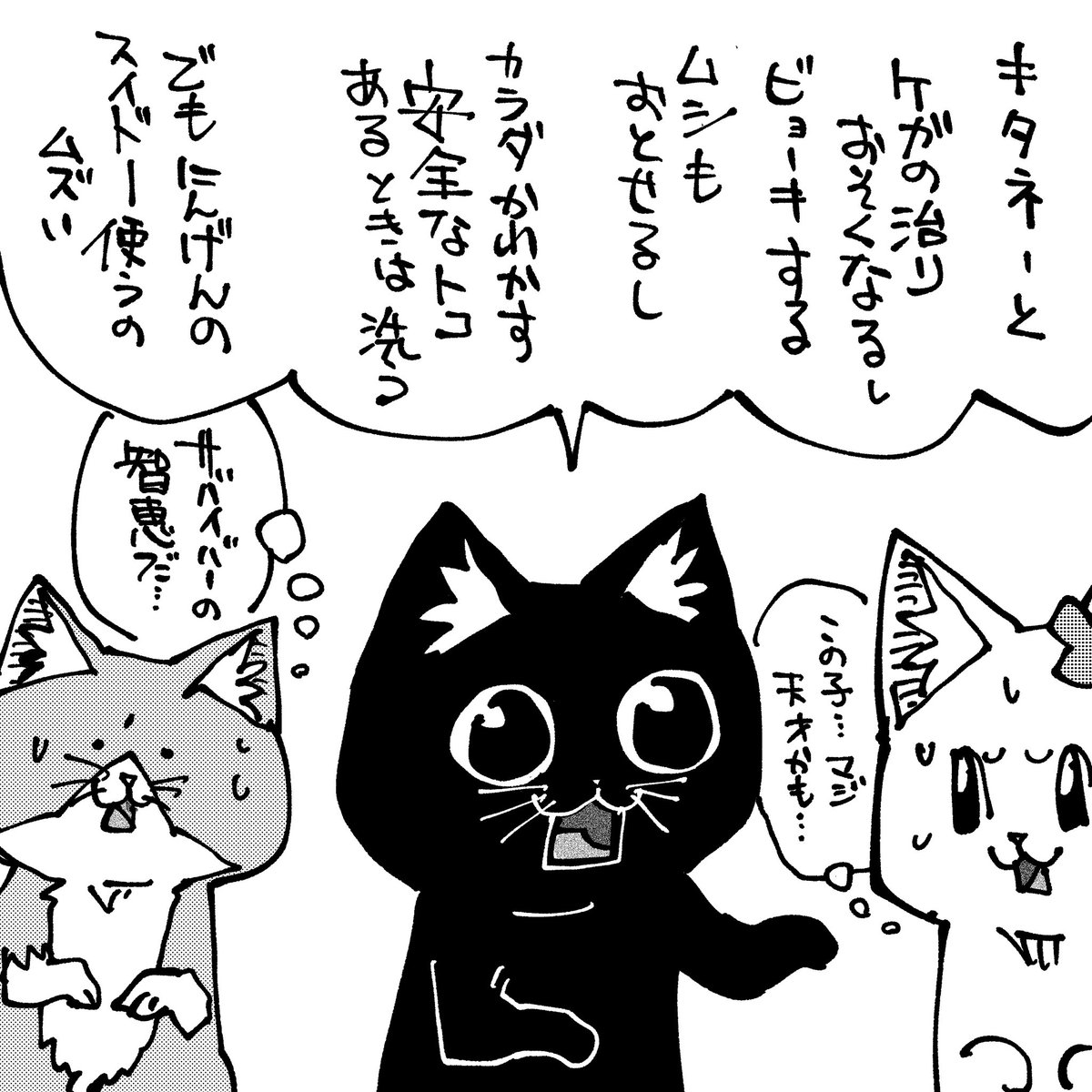 黒猫昔話5
#ラーメン赤猫 