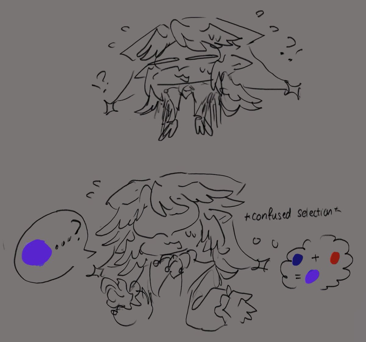 hiyoru_hyr04's tweet image. #sonaindulgent #platonic #tfcsona #thefreakcircus #tfcdoctor #tfctickettaker #tfcjester

This came about from a wip of mine + convo with @CORVUSPHD &amp;gt;:3