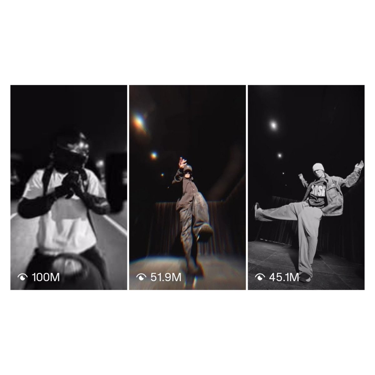 Jungkook's recent viral post with Hooligan has now surpassed 100 million views. It's among the most viewed posts.