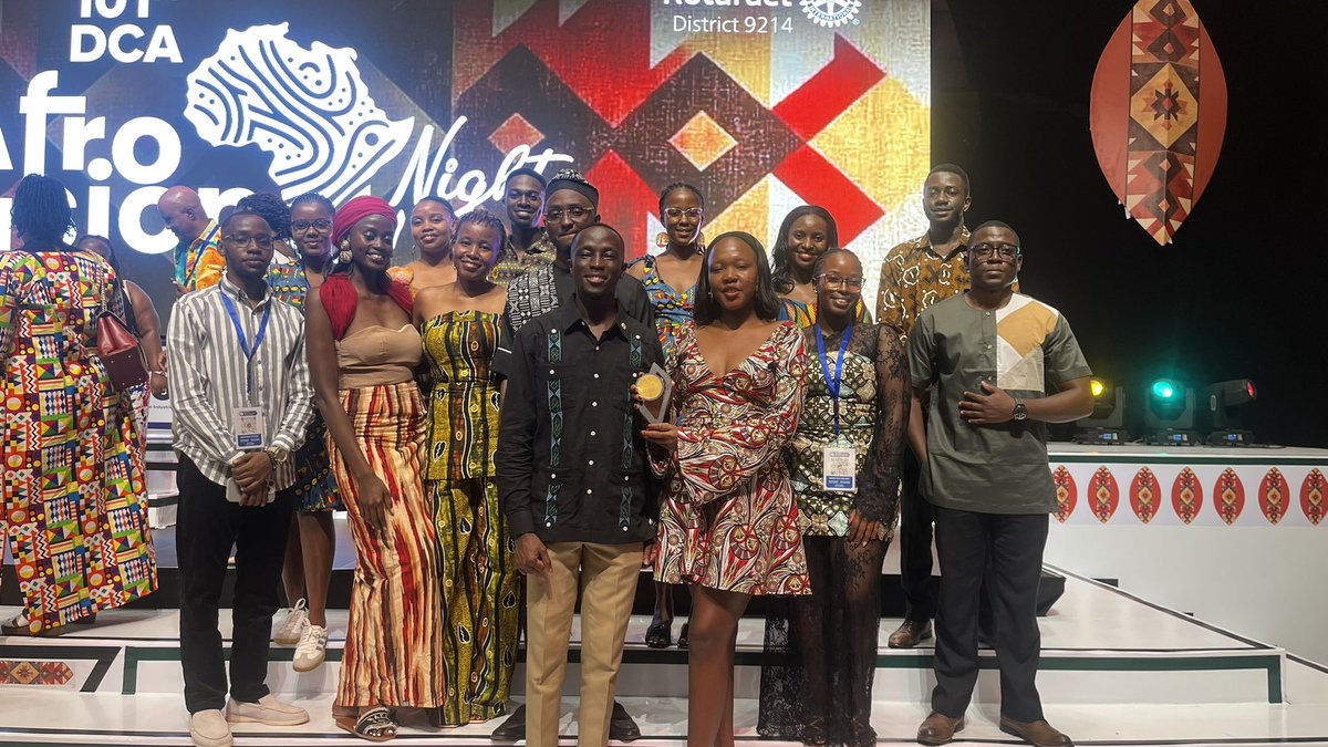 Rac7lakeskigo's tweet photo. A night of Afro fusion, a moment of pure pride!โจโจ
Golfers shine as Rotaract Club of the Year at the 101st DCA where culture met class and our impact took center stage. Hereโs to bold roots, vibrant energy, and even greater wins ahead! ๐๐
#Golfers
#101stDCA https://t.co/R89fT5nht3