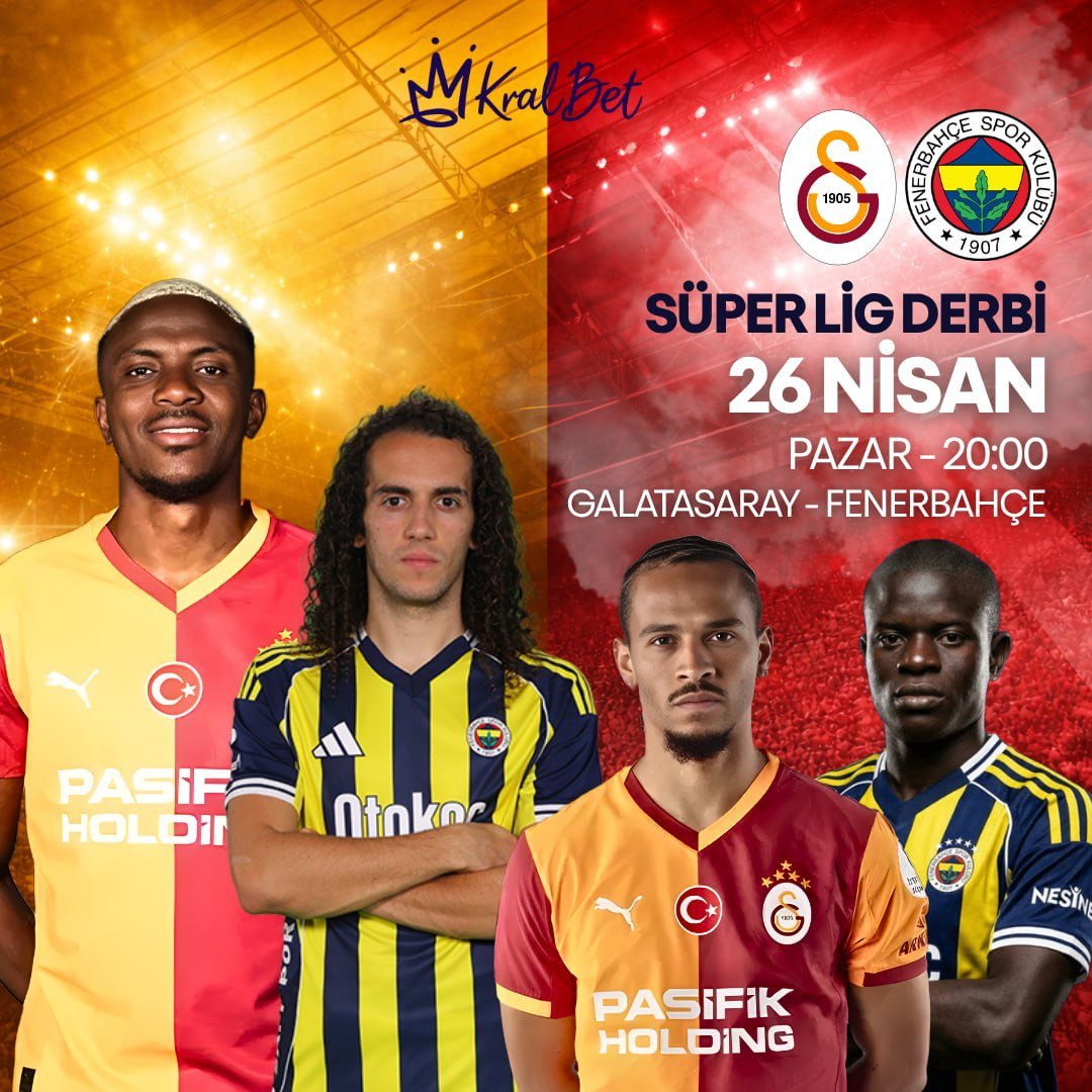 Kralbet_Turkey_'s tweet image. Galatasaray-Fenerbahçe maçı canlı bahis heyecanı #Kralbet'te!👑

Galatasaray - Fenerbahçe maçı canlı maç heyecanı #KralbetTV'de!

📺 Kesintisiz, ücretsiz, HD Canlı Maç İzle! 🔥

👑 Kralbet TV Giriş 📲 Link profilde!

#canlımaçizle #maçizle #hdmaçizle #şifresizmaçizle