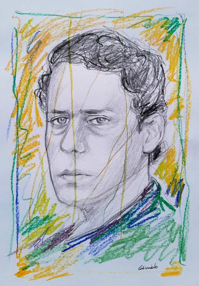 jose_galliano's tweet image. "Un Chico joven"
2026 - lápiz y crayón sobre papel - 30x21 cm.
#art #arte #pintura #painting