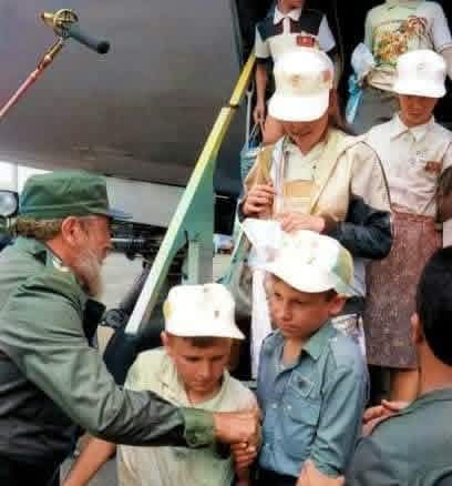 <a href="/DrRobertoMOjeda/">Dr. Roberto Morales Ojeda</a> <a href="/DiazCanelB/">Miguel Díaz-Canel Bermúdez</a> <a href="/PartidoPCC/">Partido Comunista de Cuba</a> <a href="/PresidenciaCuba/">Presidencia Cuba 🇨🇺</a> <a href="/IzquierdaUnida/">Izquierda Unida🔻🇵🇸</a> <a href="/DeZurdaTeam_/">DeZurdaTeam 📳</a> <a href="/MeyvisEstevezE/">Meyvis Estevez Echevarría</a> <a href="/GHNordelo5/">Gerardo Hdez. Nordelo</a> <a href="/unidad_central/">Unidad Central de Cooperación Médica</a> <a href="/cubacooperaven/">Brigada Médica Cubana en Venezuela</a> <a href="/cubadebatecu/">Cubadebate</a> 🕊️✊🇨🇺 4️⃣0️⃣ Años de Solidaridad, Dignidad y Humanismo: de la catástrofe nuclear de Chernóbil en la antigua República Socialista Soviética de Ucrania, con el apoyo y tratamiento altamente especializado gratuito en #Cuba, a niños con diferentes enfermedades oncohematológicas.