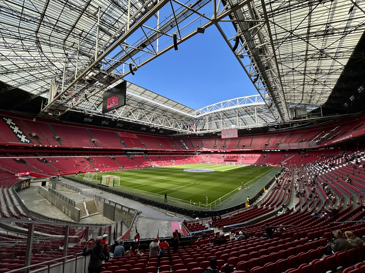 pompeyjones92's tweet image. 🏟️454
@AjaxVrouwen 0 @FeyenoordV1 0
Eredivisie Women 
Johan cruiyff arena 
💷€15
📌€8
👥???

A good game of football to watch. Plenty of chances. 
Cracking stadium and another one off my bucket list. 
#Groundhopping
#QualityoverQuantity