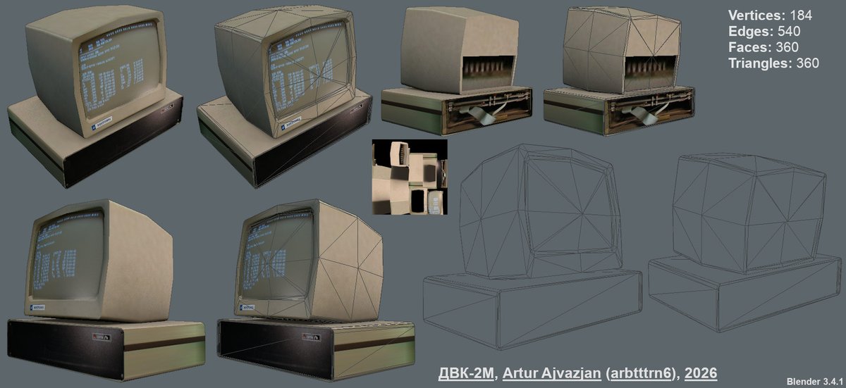 arbtttrn6's tweet photo. Кривое малополигональное ДВК-2М-ошное. https://t.co/CgSvcylZoC