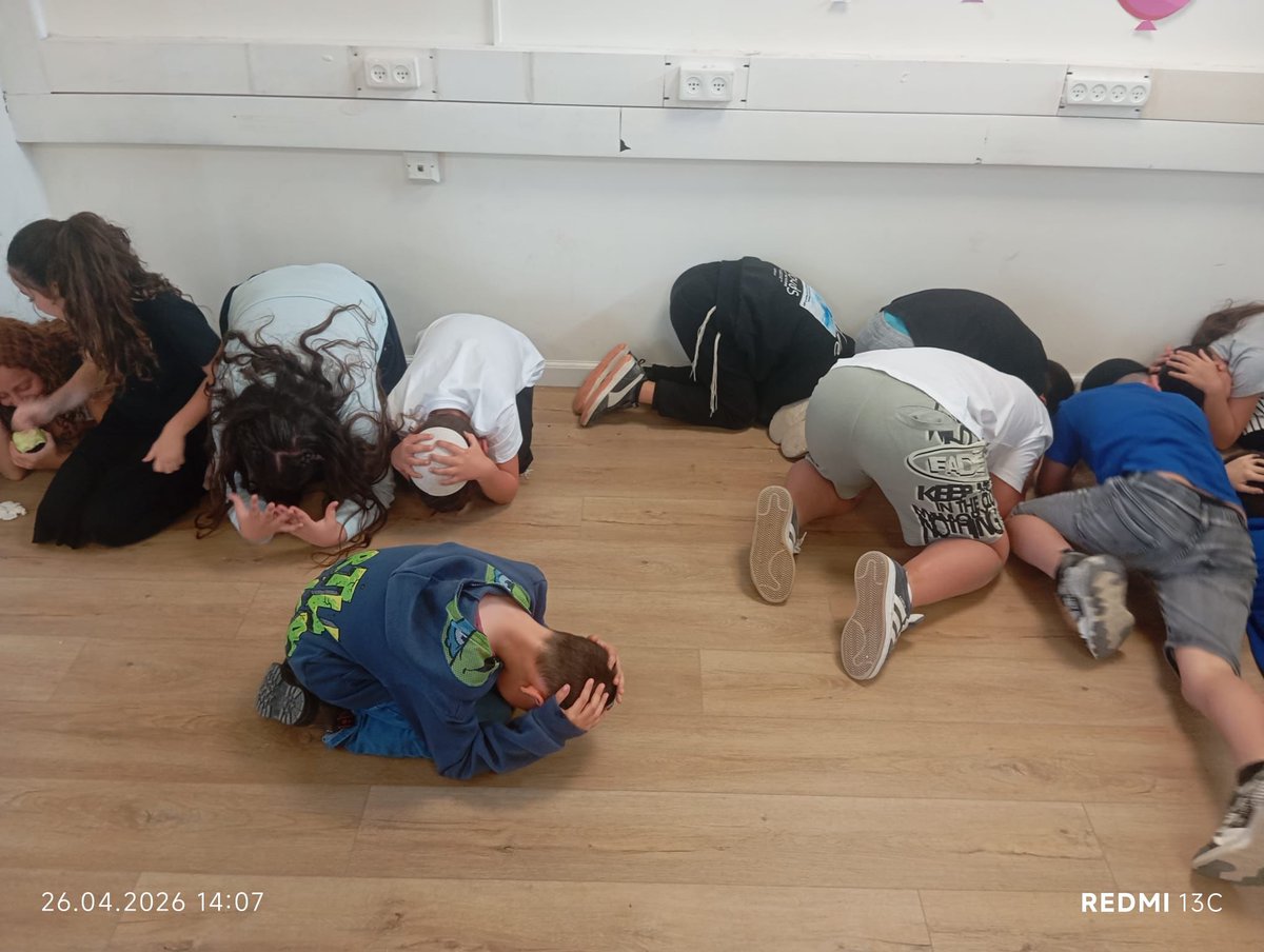 This is what the children looked like today in northern Israel when sirens sounded while Hezbollah fired missiles at them.

I don't see condemnations around the world.