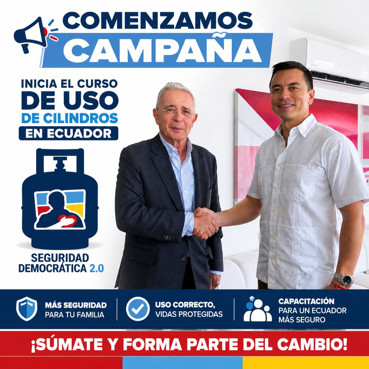 #ElPactoUribeNoboa La reunión de Uribe y Noboa en Quito no es "coincidencia", es la coordinación de un guion regional. Buscan generar una narrativa de desestabilización para invitar a potencias externas a "poner orden", fracturando nuestra soberanía. No permitamos que nos vendan