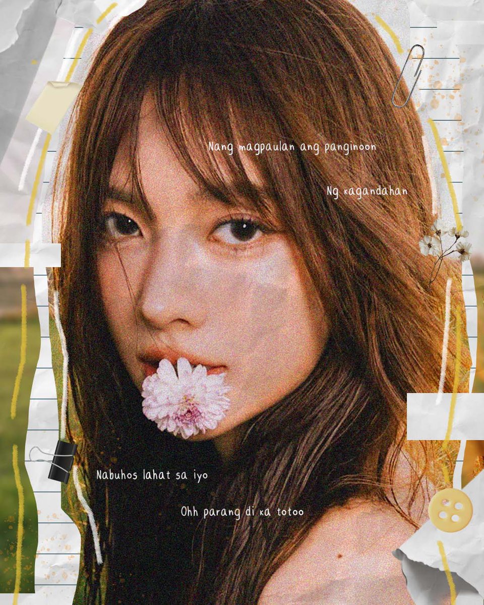 fried_100's tweet photo. Day 1 of designing graphics inspired by OPM songs ✨ ft. Mimu 🐝

Mimu x Kabisado 

#Mimpanthita https://t.co/wRflsnemk3