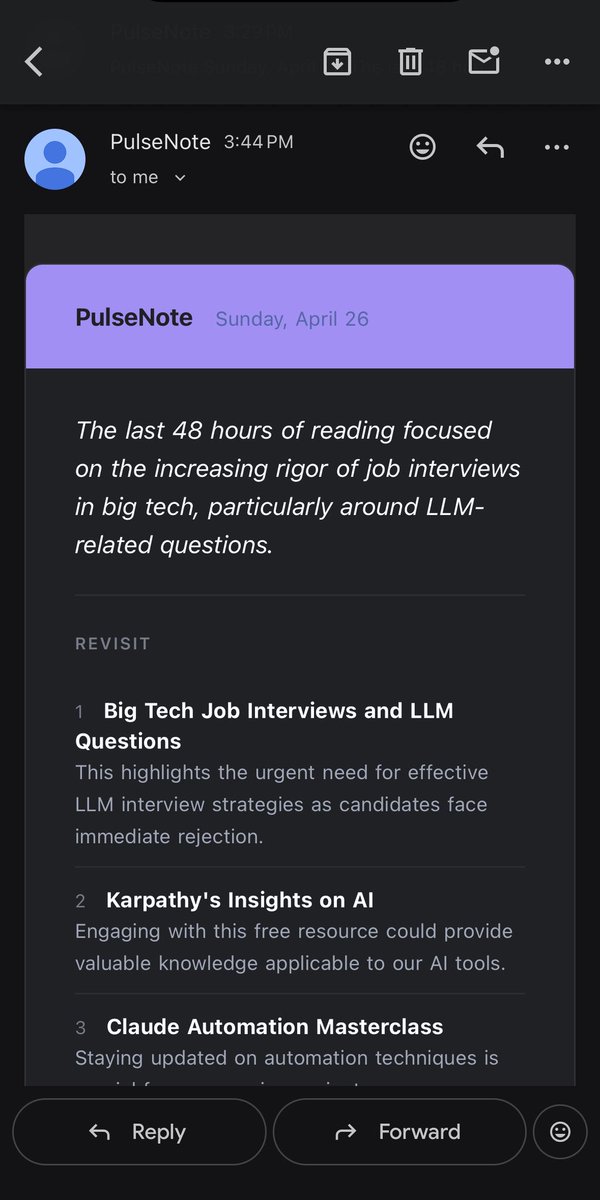 An early version of PulseNote is looking sharp, and I am already starting to depend heavily on it. 

Some of the great work in the last 4 weeks. 

Read more about it - linkedin.com/posts/subodhba…