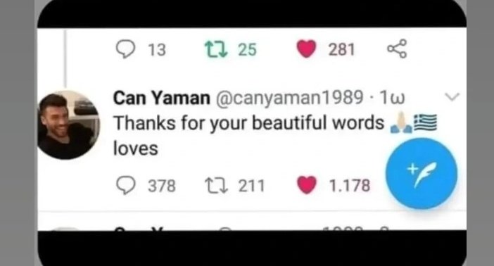 When Can Answered Me on Twitter!!!
❤️🥹🫶🫠🙏
#CanYaman