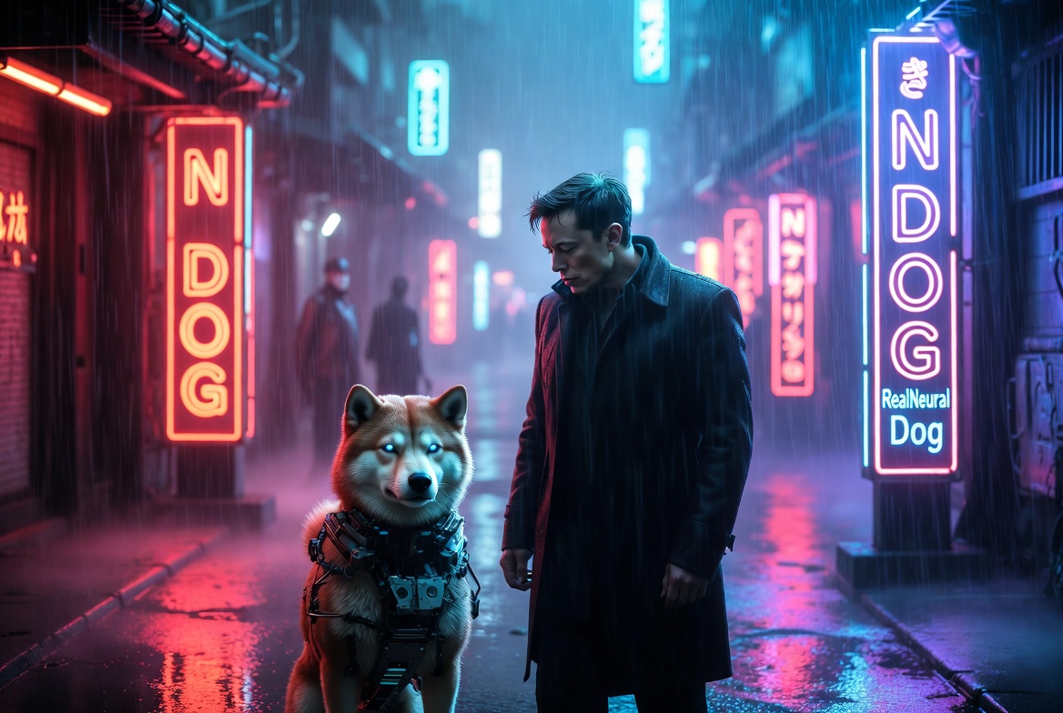 ELON'S Neural Dog tweet media