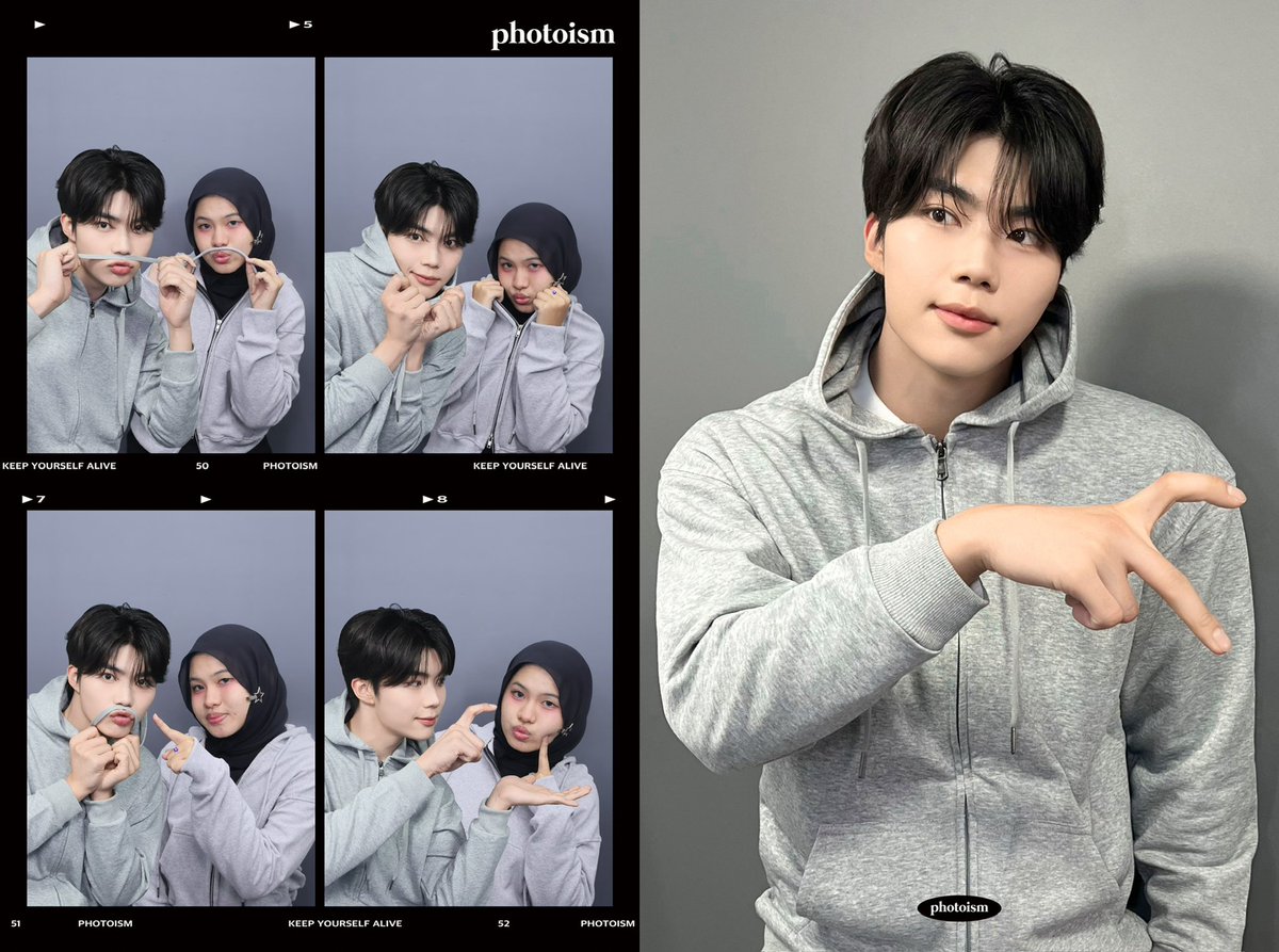 pjwookie's tweet image. so far this is my favorite photoism!! i’ve done 6 others with gunwook and 3 more, but this one has my whole heart &amp;lt;33 . i love the casual hoodie concept sooo much, it feels so warm and comfy  #inlove

#photoism #snapism #hoodiewithme