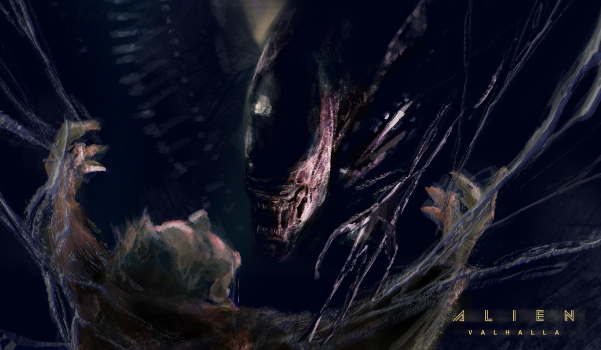 dloftusdesign's tweet image. Some of my alien fan artwork  #alienday #alienday426 #alien