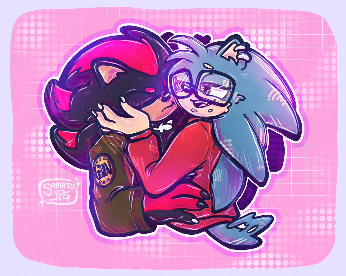 Samatojpg's tweet photo. More rockstar au sweetness 💖
I don’t have a lot of main pieces for them, but a lot of random doodles that I might post at some point ^^
#sonadow #shadonic #sonicau #shadicky https://t.co/k3vjdnjHf0