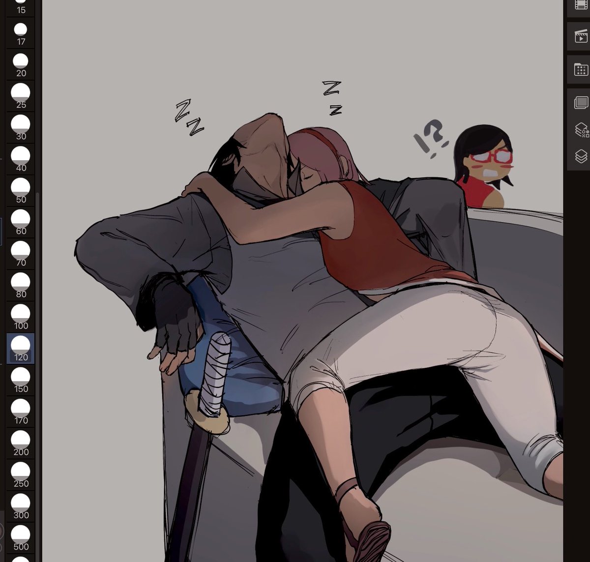 SuiKa is drawing SuiKarin 🧜‍♂️❤️‍🔥 tweet media