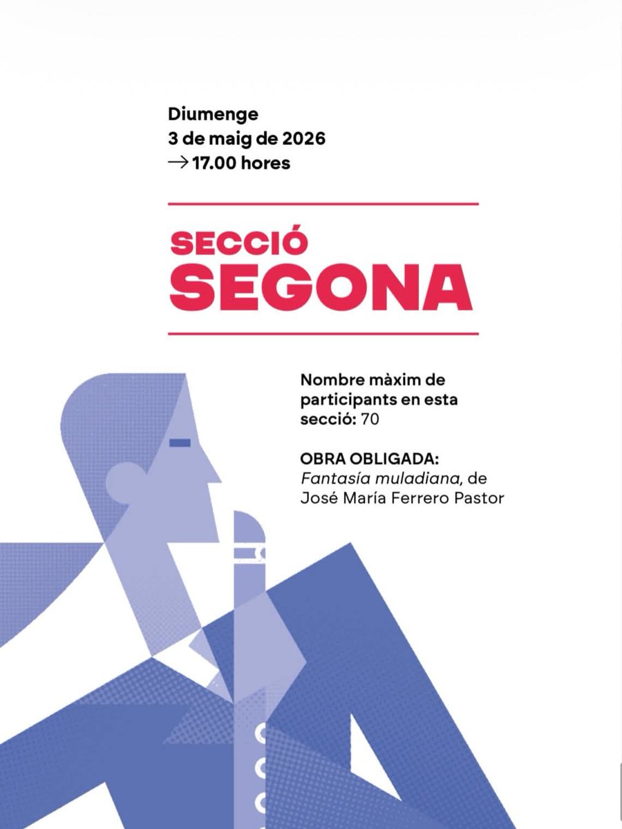 🔵 Ahí estaremos apoyando a nuestra SIOAM de Benimàmet en el Palau de la Música 🎶 🎼 💙💙