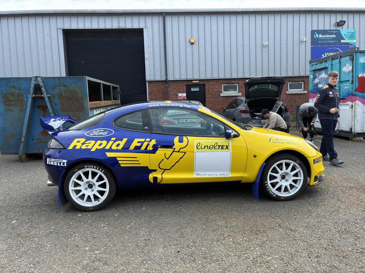 StripeyMiata's tweet image. So someone made a replica of my old Ford Racing Puma, which was a Replica of another car @WRCPAST 

It’s a bit like Inception I guess.

#fordracingpuma #frp