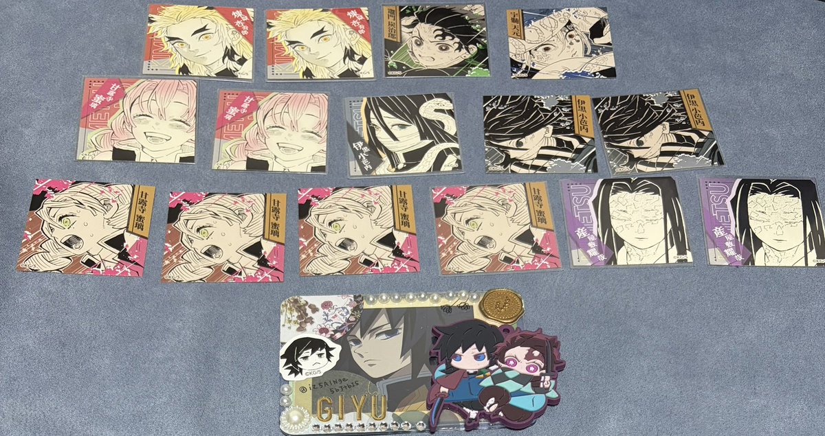 【交換】鬼滅の刃 スクエアステッカー コレクション 

★譲★
煉獄、炭治郎、蜜璃、伊黒、◯産屋敷、宇髄

★求★
義勇
魘夢(FF様お約束分)

義勇との交換(複数提供可能)
魘夢の交換は義勇又は◯を1点でも含む方

検索よりお気軽にお声掛けください。