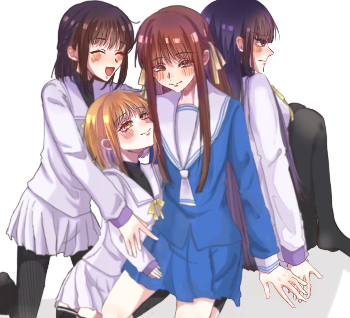 bari_jan_jan's tweet photo. 女の子組 🐗🐯🍙🐴#フルーツバスケット https://t.co/G3ILQDY0ZQ