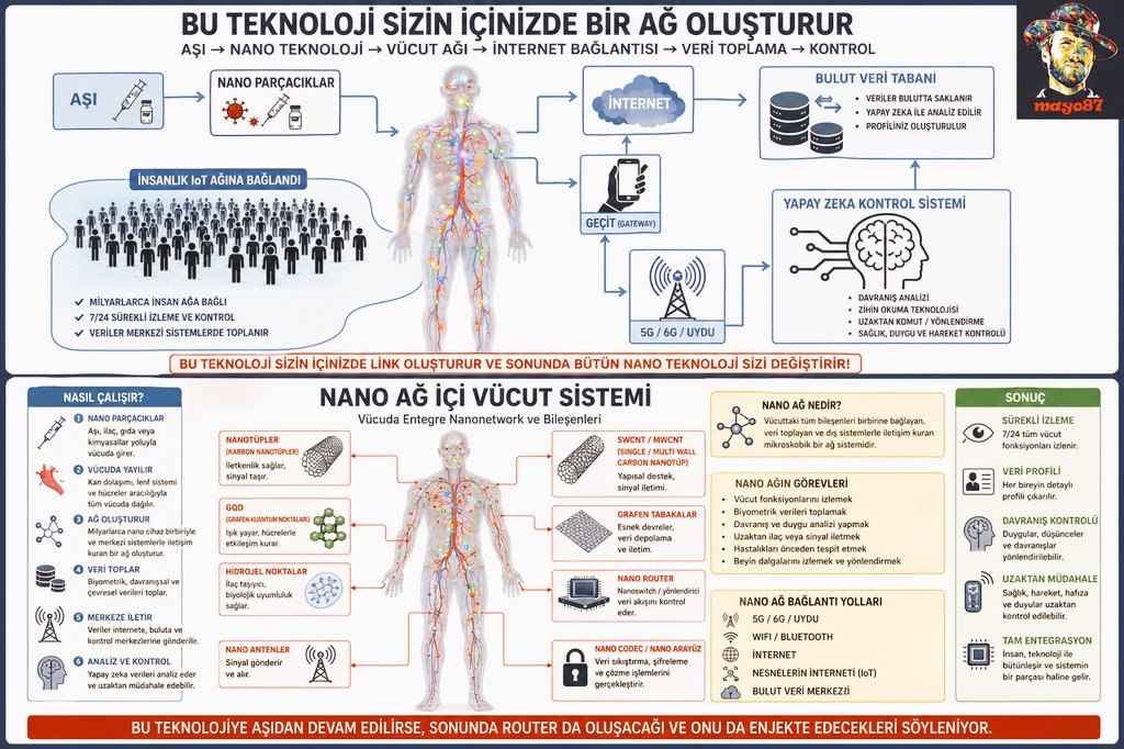 asofistal2's tweet image. 🔴Chemtrails 
🔴Aşı
🔴Laboratuvar Proteinler 
🔴 Uzaktan yönetilen vücut
#deprem
#iot
Network bodies