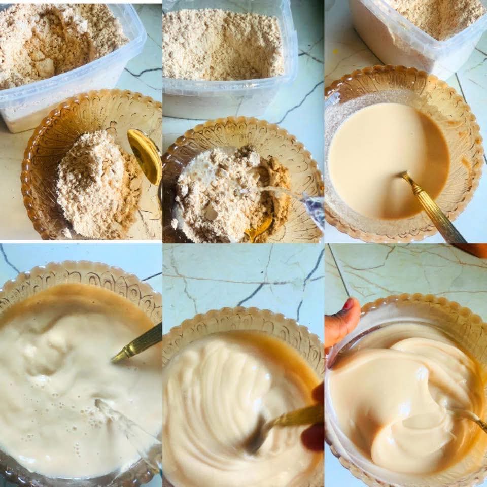 Lunevia_'s tweet photo. How I Make Dry Pap Without a Dehydrator or Oven, (i mean no gas and no electricity just the natural way)

This post is for those who keep asking how to preserve pap without a freezer or fridge, and for those who don’t have constant light in their area. This method is very simple and affordable

Step 1: Prepare the pap (the normal way)
Soak your grains for 3 days to ferment.
Grind and filter.
Allow it to settle, then transfer into pap bags.
Place heavy objects on top to drain out excess water.

You can use any pap combination you like: Single grain, Two grains, Three or more grains
I personally used my fortified pap recipe, which I’ve already shared in the post below.

Step 2: Cut and sun-dry
Once the pap is well drained (as shown in the picture), cut the wet pap into smaller pieces.
Arrange them on a clean trays. Take the trays outside to sun-dry….. cover with net to prevent flys, you can use the net you use in filtering the pap.

NOTE: Do not place trays on bare ground.
Raise them on a table, stool, bricks, or rack to prevent dust, sand, insects, or dirt from entering.

Step 3: Dry completely
Turn the pap pieces occasionally for even drying.
Dry until the pap is stone-dry and hard.
Mine took 2 full days to dry completely under the sun.

Step 4: Grind the dried pap into smooth powder using a commercial engine or grinder.
Allow the pap powder to cool completely before packaging.

Step 5: Package in airtight containers or sealed nylon and Store 

This method helps you:
Preserve pap without electricity
Reduce waste
Produce pap that lasts longer
Make pap in bulk for home or business

With this method, you can easily prepare pap for babies without needing a freezer, fridge, or electricity ⚡️. Just reconstitute with clean water and cook fresh whenever needed

I hope this helps someone today 🥰

Juliet igwe