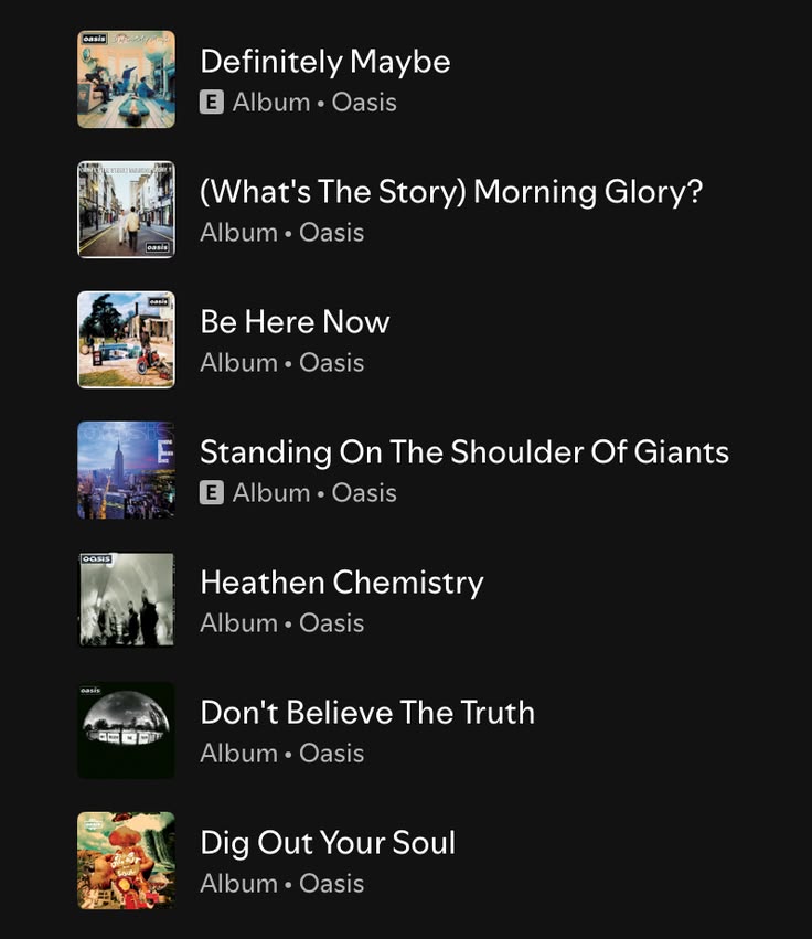 Oasis really do have the best album titles