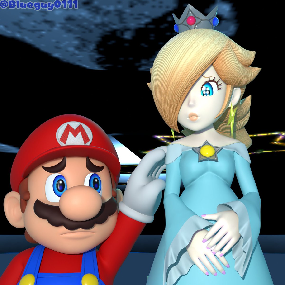 Blueguy0111's tweet image. The bad dream still haunts and hurts her a lot, she needs someone to save her
#Supermario #Mario #Rosalina #MarioxRosalina