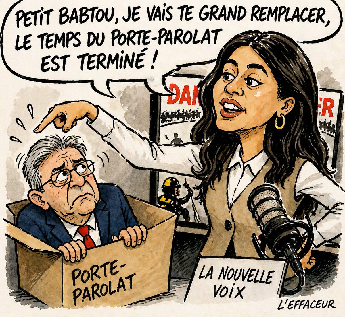 de_la21532's tweet image. Petit à petit, l’oiseau fait son nid. 
#RIP @JLMelenchon