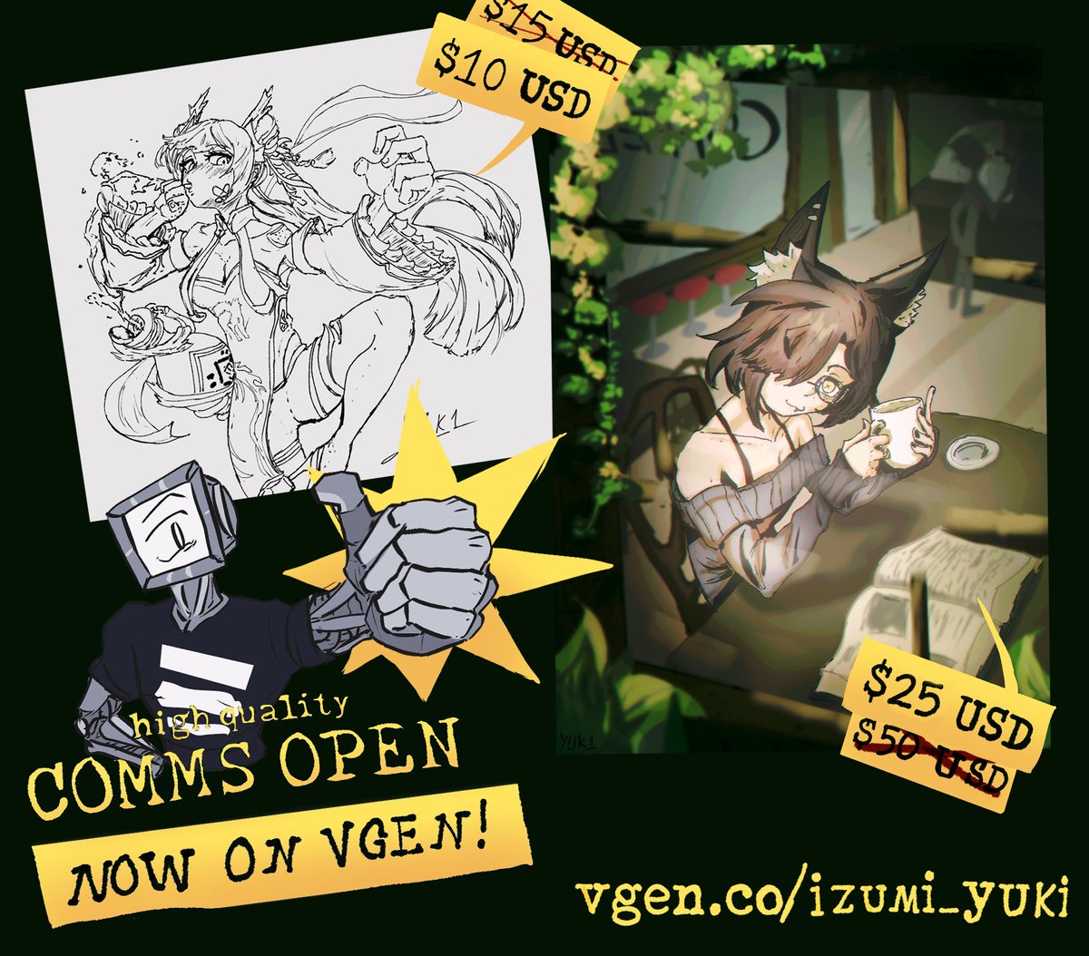 Yuk1 on Vgen! tweet media