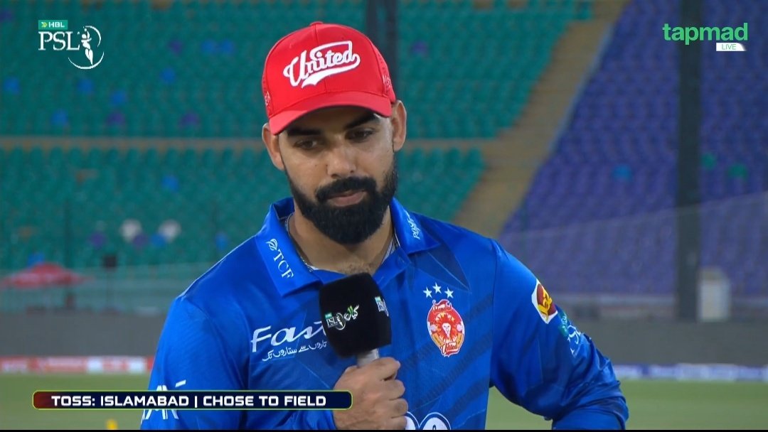 imuzammalshah's tweet image. Islamabad United Won The Toss And Chose To Field 
#HBLPSL11 #MSvIU