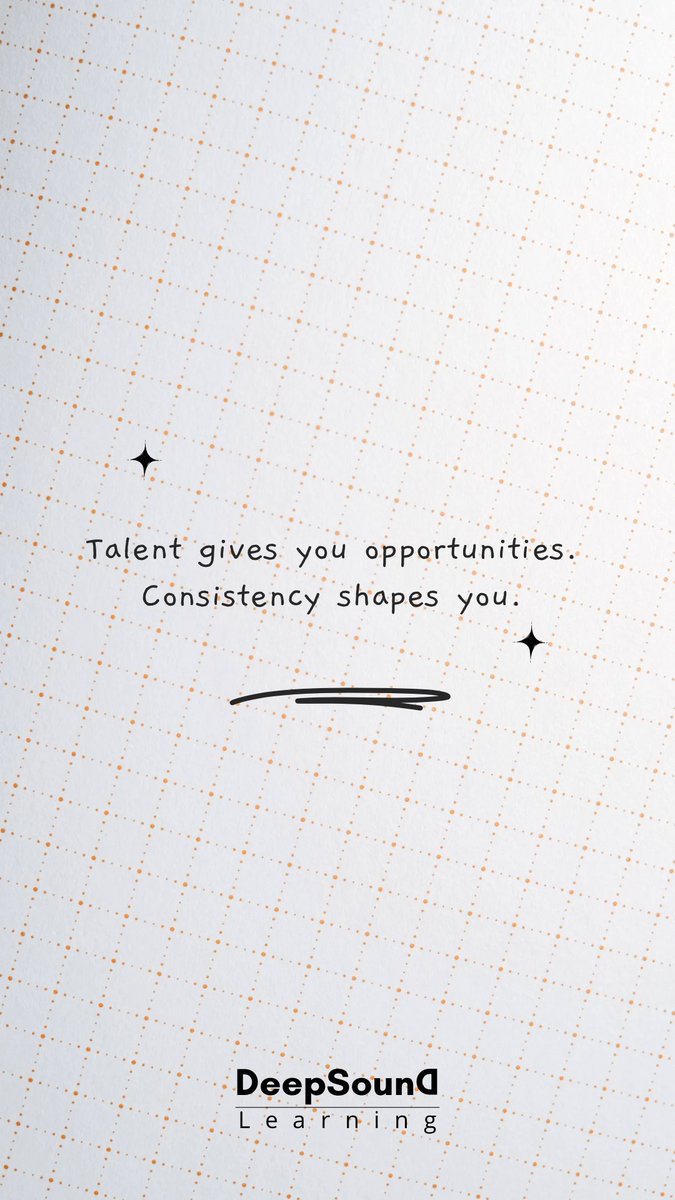 DeepSounDLearn's tweet photo. Success rarely belongs to the most talented—it belongs to those who stay committed long enough for progress to compound.

“We are what we repeatedly do. Excellence, then, is not an act, but a habit.” — Aristotle

#deepsoundlearning 
#sundaymotivation https://t.co/v0t29HEBeo
