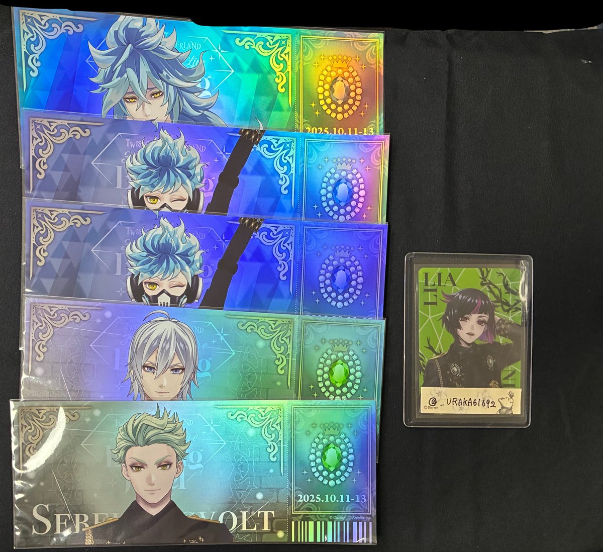 _URAKA61692's tweet photo. ツイステ ブレジュ チケット風カード
交換 譲渡

求/マレウス1、リリア>>定価+送料

譲/☆イデア,オルト2,☆シルバー,セベク

マレウス最優先
イデアは1決まるまでマレウスとの交換のみ
☆は交換のみ https://t.co/nFf9cRd1jm