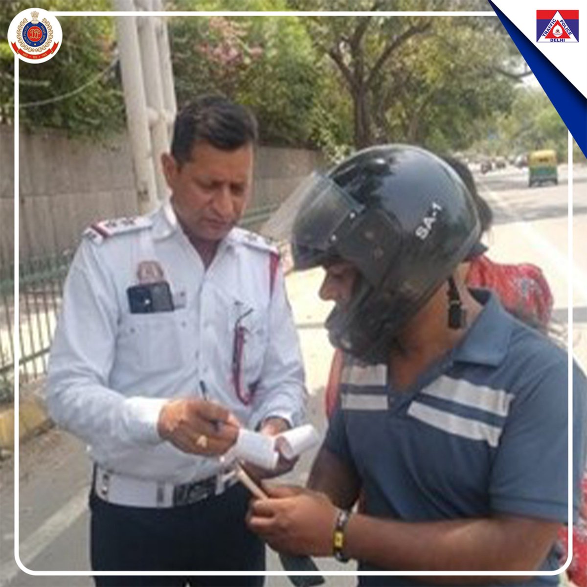 Delhi Traffic Police tweet media