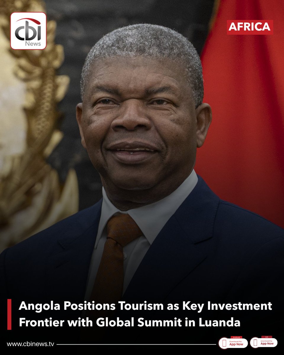 cbinewstv's tweet photo. Angola is stepping up efforts to transform tourism into a major driver of economic diversification, as it prepares to host the Global Tourism Forum Investment Summit in Luanda from 17–19 June 2026. The country is seeking to attract global investors, developers and tourism stakeholders as it pushes to unlock opportunities across its tourism and hospitality sectors.

Authorities say over €500 million has already been approved for infrastructure development in key tourism zones including Cabo Ledo, Mussulo, Kalandula and the Okavango region. The summit is expected to focus on investment partnerships, project development and strengthening Angola’s position as an emerging tourism investment destination.

#CBINewsTV #Angola #Tourism #Investment #Africa #Economy