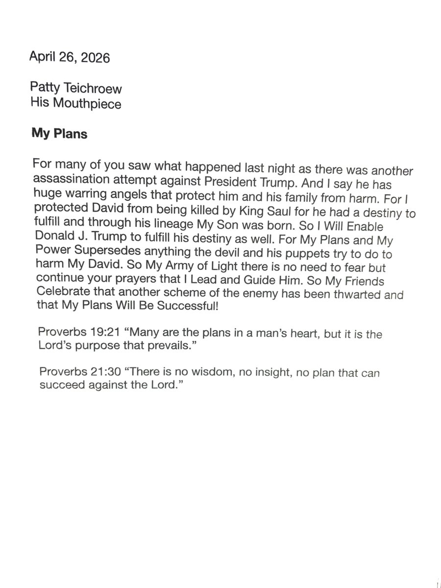 Patty Teichroew His Mouthpiece tweet media