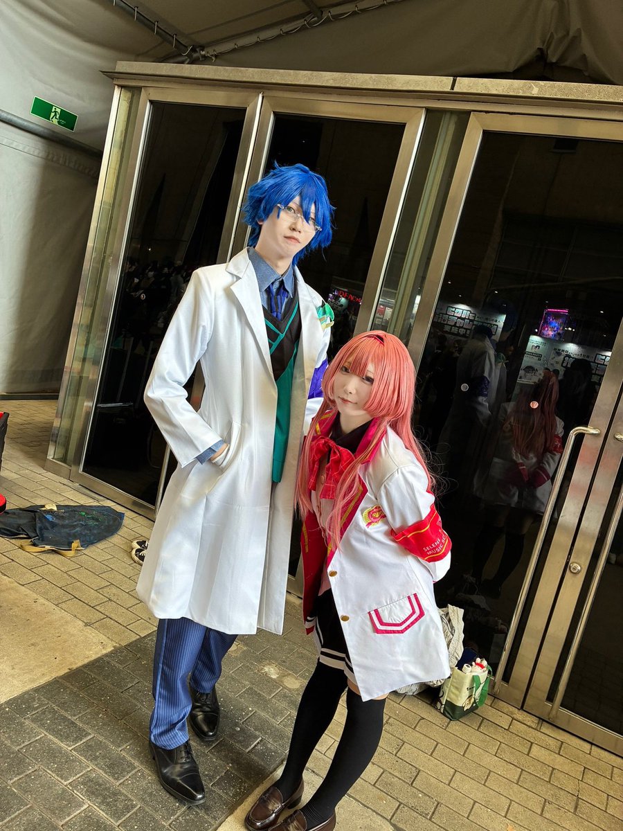 gomachan_cos's tweet photo. 今年も実寸大サイズの💕🦩ちゃんと🥼🌱😺さんでいました⸜( ◜࿁◝ ⸝︎︎
お声がけいただいた方ありがとうございました🙏🏻💗
とても楽しかったです！
またお会いしましょ~~~！
 #ニコニコ超会議２０２６ 
 #ニコニコ超会議 
 #超コスプレ https://t.co/TlHln6opDe